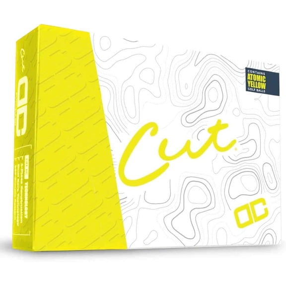 Cut Golf DC Atomic Yellow Golf Balls 12pack