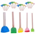 thumbnail image 4 of SHISUYAN Sponge Paint Brush for Kids with Ergonomic Design Assorted Color 25pcs Practical and Durable, 4 of 9
