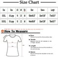 thumbnail image 3 of GERsome Womens V Neck T Shirts Rolled Short Sleeve Gradient Print Shirts Cute Fit Summer Casual Tee Tops with Side Split S-5XL, 3 of 6