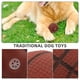 thumbnail image 2 of Juguete de baloncesto con chirriador, pelota interactiva para masticar para perros, pelota con sonido para adiestramiento de mascotas, pelota saltarina para jugar en interiores, para perros pequeños, 2 of 4