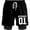 Black, variant on ENHYPEN HEESEUNG 01 Merch Sweatshorts Women Men Short Basketball Pants Casual Outdoor Sportwear