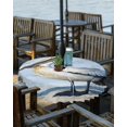 thumbnail image 2 of nqOlkjepod Ocean Pelican Outdoor Tablecloth with Umbrella Hole & Zipper, Summer Coastal Birds Modern Painted Round Table Cover 54 Inch, Dining Waterproof Table Cloth Protector for Patio/Party/Picnic, 2 of 7