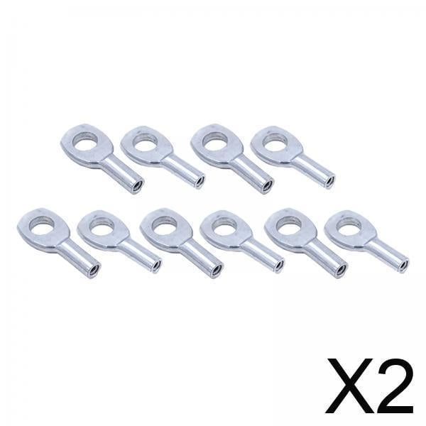 Terminal de ojal,Accesorios de repuesto para cables de máquinas de gimnasio,ojales de cable de acero cable de acero,Accesorios para máquinas de ejercicios con polea y cable,Conector de