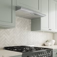 thumbnail image 4 of Streamline 30 in. Stornara Convertible Undermount 80 CFM Range Hood in Brushed Stainless Steel with Mesh Filters, Push Button Control, LED Light, 4 of 18