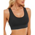 thumbnail image 3 of WANOSS Sports Bras for Women High Impact Sports Bra - Removable Padded Yoga Racerback Bra Workout Crop Tops, 3 of 21