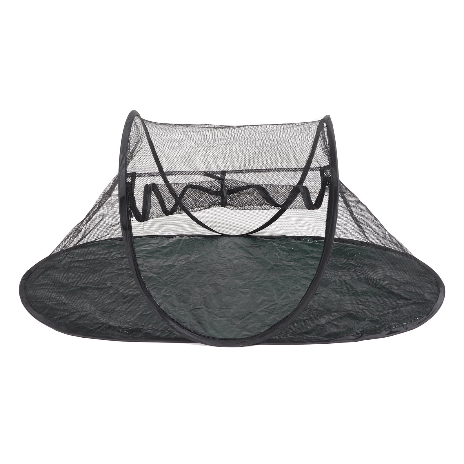 NFTIGB Portable Foldable Pet Enclosure Tent Breathable Mesh Playpen for Cats and Dogs Outdoor Travel Use 47.2x24.8x19.7in / 120x63x50cm