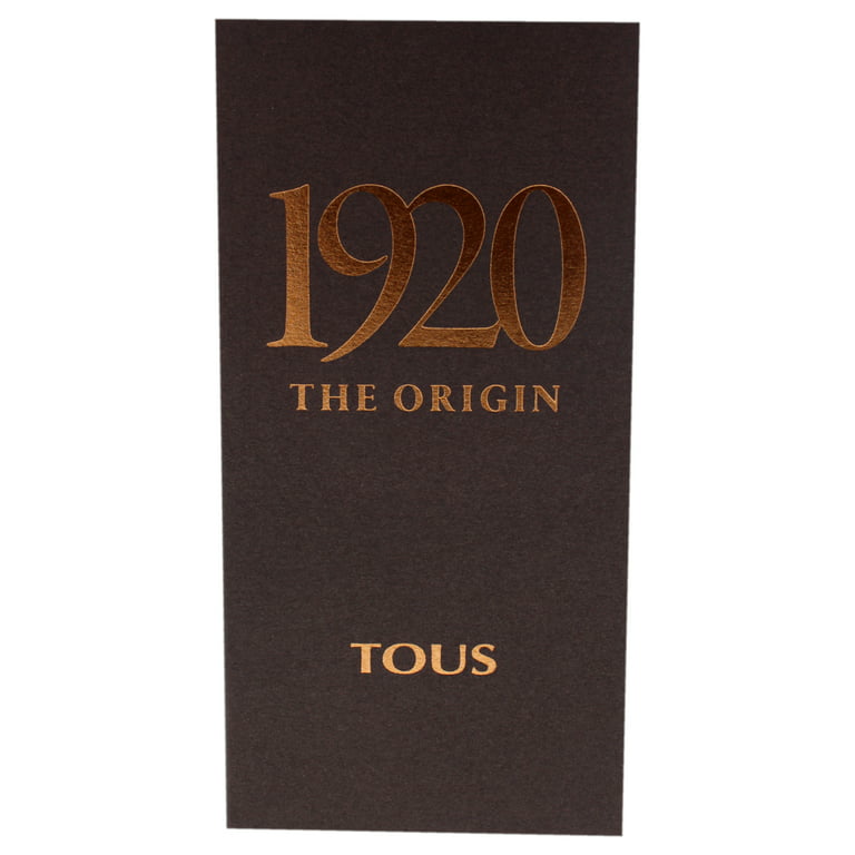 Tous 1920 The Origin by Tous for Men - 3.4 oz EDP Spray