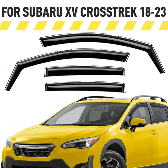 AEROGUYS Extra Durable Window Deflectors in-Channel Window Visors Rain Guards Fit for XV Crosstrek 2018-2023, Sun Visors, Wind VentVisors, Exterior Car Accessories - 4 pcs. AG0837