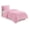 Pink, variant on Paris Hilton Bows 3 Piece Comforter Set with 2 Shams, King, Blue Microfiber