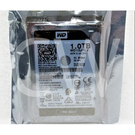 WD10JPLX Western Digital BLACK 1TB 7.2K RPM 6Gb/s 2.5" SATA HDD Hard Drive