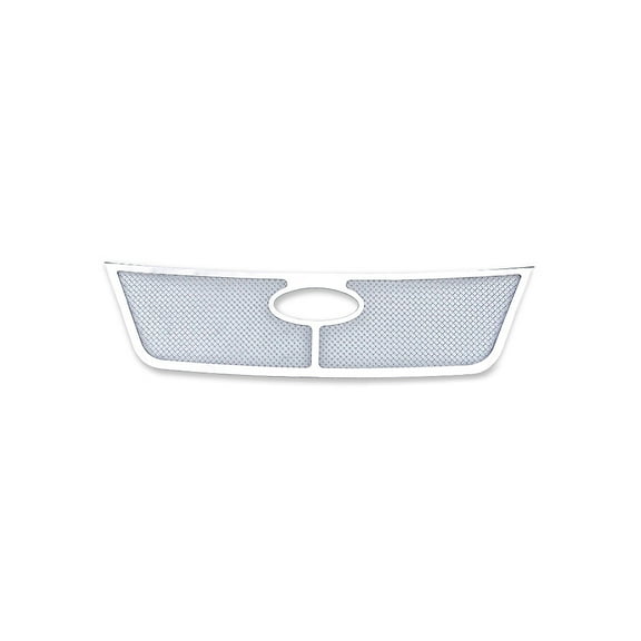APS Compatible with Ford Fusion 2010-2012 Main Upper Stainless Steel Chrome Mesh Front Grill Grille Insert F76786T