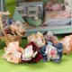 thumbnail image 2 of Torkade blommor simulerade portabla plast mini torkade blommor bukett bollar DIY leksaker Red, 2 of 5