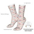 thumbnail image 4 of KLL Poodle In Ballet Skirts Dancing Print Womens Crew Socks Athletic Middle Tube Long Socks Novelty Socks Gifts For Men, 4 of 7