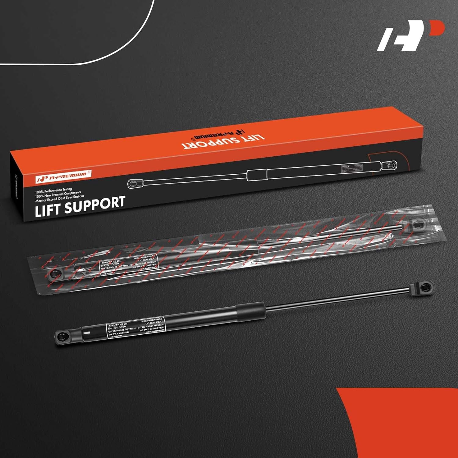 A-Premium Hood Bonnet Lift Supports Shock Struts Springs Replacement for Acura TL 2009-2014 2-PC Set