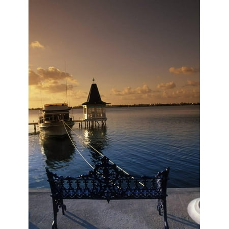 Sunset Over the Lagoon, Cancun, Mexico Print Wall Art By Angelo