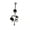 Heart, variant on Crystal Heart Dangle Ring Stainless Steel Body Piercing Wing Heart Dangle Rings-Wing
