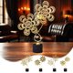 thumbnail image 1 of Xihbxyly Adorno de Hoja de Hierro, Diseño de Metal Dorado de Lujo, Elegante Detalle Decorativo para El Hogar, Elegante Decoración para La Entrada de La Sala de Estar, Perfecto para Invierno y Navidad, 1 of 6