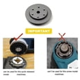 thumbnail image 3 of Adapter för kraftfullt oscillerande verktyg, konvertera för Starlock-oscillerande verktygsblad till OIS Universal Tool Blade Adapter, 3 of 5