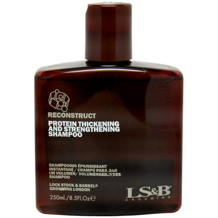 Lock Stock & Barrel Reconstruct Thickening & Strengthening Shampoo, 8.5 fl (Best Shampoo To Strengthen And Thicken Hair)