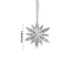 thumbnail image 3 of Adornos navideños, adornos navideños, regalos navideños, copo de nieve transparente de acrílico, pentáculo, estrella, barra de hielo, árbol de Navidad, copo de nieve, decoración, colgante, acrílico, á, 3 of 6