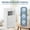 White control panel, variant on 8000 BTU Portable Air Conditioner – 4-Mode AC Unit with Dehumidifier, Fan & Sleep Mode, Quiet Operation, Remote Control & Window Kit for Rooms up to 350 Sq.Ft