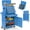 Blue, variant on Artbros 8-Drawer Rolling Tool Chest, Large Tool Cabinet with Wheels, Detachable Toolbox Storage for Garage, Repair Shop, Workshop, Black