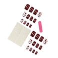thumbnail image 5 of Valentine’s Day Press On Nails Short Glossy Acrylic Fake Nails with Heart Design, Valentines Day Nails Set Press-ons, Artificial False Nails with Jelly Adhesive Glue for Women Nail Art 24PCS, 5 of 7