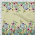 thumbnail image 2 of oneOone Viscose Chiffon Fabric Floral & Cactus Panel Fabric Prints By Yard 42 Inch Wide, 2 of 3