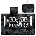 thumbnail image 5 of Pzuqiu Urban CamouflageQuilted Golf Cart Seat Covers Portable Club Car Seat Cover Protector, With Pockets Top Handle of the Bag Golf Cart Seat Cover Towel, 5 of 9