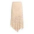 thumbnail image 5 of Madden NYC Women's Asymmetric Lace Midi Skirt, Sizes XXS-XXL, 5 of 6