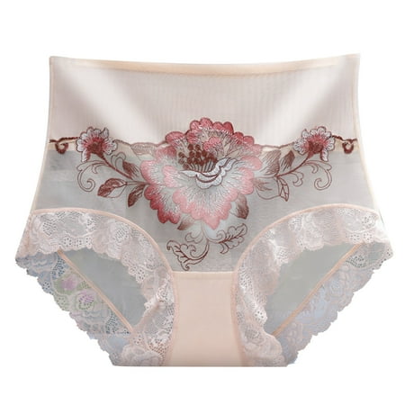 

PEASKJP Seamless Thongs for Women Invisible Women s Full Coverage Seamless Panties Pack Stretchy Ribbed Underwear Beige M