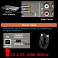 thumbnail image 4 of Professional 24Bit 192KHz Audio Interface 2 Input Sound Card for Electric Guitar Loopback External Studio PC Recording, 4 of 8