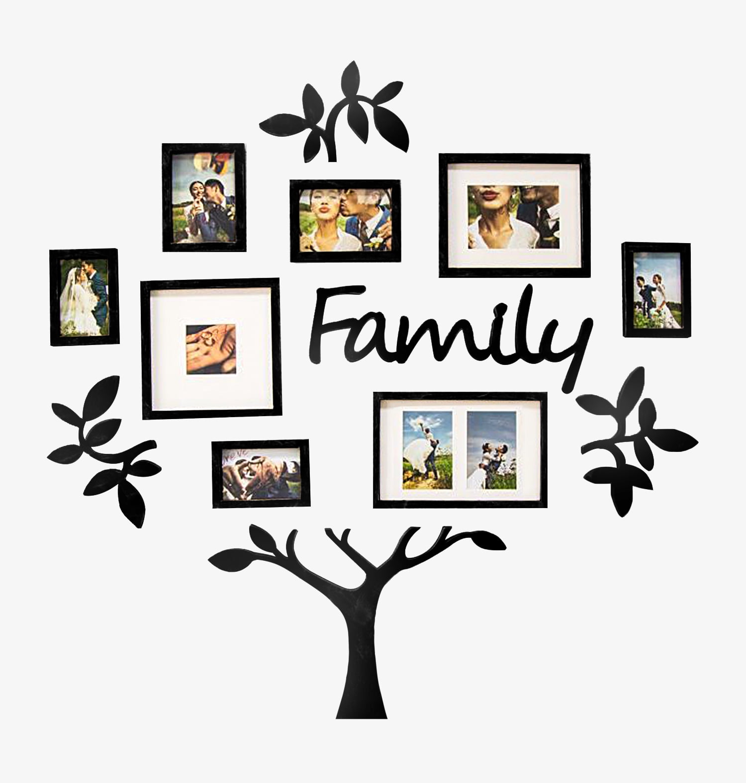 Details about   Family Tree Photo Frame Baby Ancestry Rustic Heart Memory Metal Collage Life 