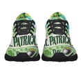 thumbnail image 5 of Happy St Patrick's Day Shoes Sneakers Black Size 9, 5 of 7