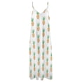 thumbnail image 5 of Pineapple Sleeveless Dress ladies dresses for special occasions long dress women Women's evening dress, 5 of 6