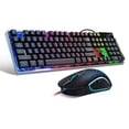 thumbnail image 1 of Gaming Keyboard and Mouse Combo, K1 RGB LED Backlit Keyboard with 104 Key Computer PC Gaming Keyboard for PC/Laptop (Black), 1 of 4
