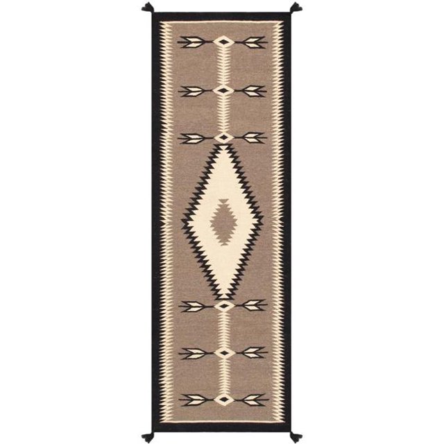 Pasargad Home PNT-169 3X8 2 ft. 7 in. x 7 ft. 11 in. Kilim Collection Hand-Woven Wool Runner Rug