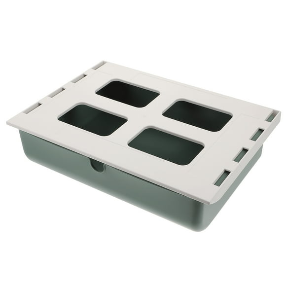 Weiweiguan 1 Pce Boîte de Rangement à Tiroir Caché sous la Table pour Table de Toilette