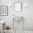 thumbnail image 7 of Water Creation 30 In. W. Single Wash Stand and P-Trap in Chrome Finish, 7 of 7