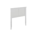 thumbnail image 3 of Madison Twin Solid Wood Panel Headboard in White, 3 of 6