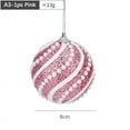 thumbnail image 1 of 1/6Pcs 8cm Christmas Tree Hanging Balls Sequined Shiny  Foam Bauble Pendant, 1 of 4
