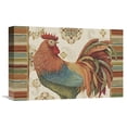 thumbnail image 1 of Global Gallery Daphne Brissonnet 'Rooster Rainbow IA' Canvas Wall Art, 1 of 4