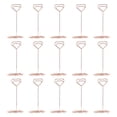 thumbnail image 2 of Table Card Holder, Table Number Holder Heart Shaped 15Pcs 12cm Reusable Iron Decorative  for Centerpiece Wedding Party, 2 of 7