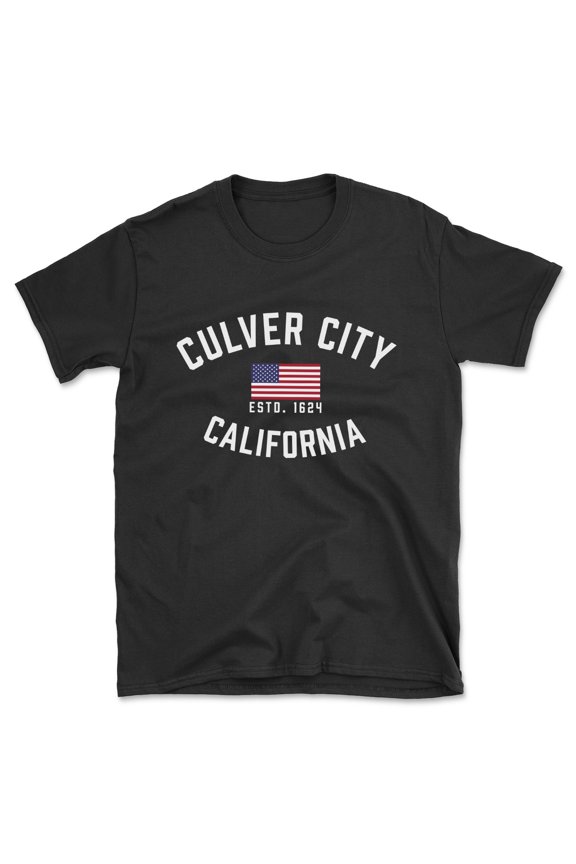 Culver City California Patriot Men's Cotton T-Shirt
