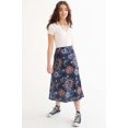 thumbnail image 3 of Navy Celestial Midi Skirt - Women’s Sun and Moon Print Knee Length, 3 of 4