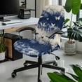 thumbnail image 2 of Xoenoiee Butterflt Tie Dye Print Computer Office Chair Covers, Soft Fit Universal Desk Rotating Chair Slipcovers, Removable Washable Anti-Dust Spandex Chair Protector Cover, S, 2 of 7