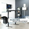 thumbnail image 7 of VIVO Black Electric 47" x 47" Corner Standing Desk, L-Shaped Workstation, 7 of 7