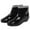 Black, variant on Fnochy Women's Rain Boots Trendy Short Tube Rain Boots Water Slip Resistant Water Shoes