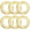 Gold, variant on 6 Pcs Black Glitter Inflatable Pool Float Tube 30 Inch Swimming Ring Inflatable Tube Pool Float Swim Floaties Funny Water Floats Toys for Adults Beach Party Supplies