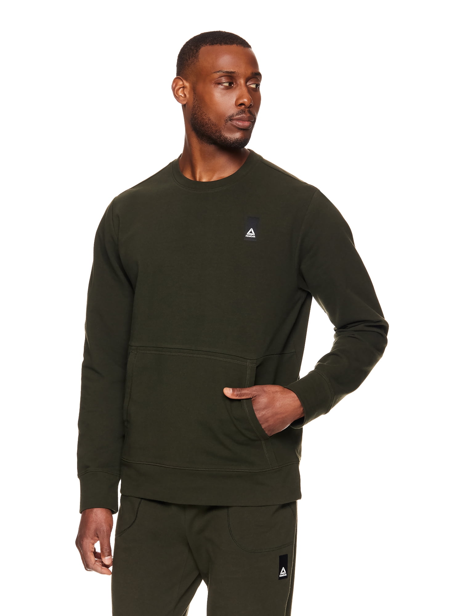 Reebok Men's Fundamental Crewneck Sweatshirt, up to Size 3XL
